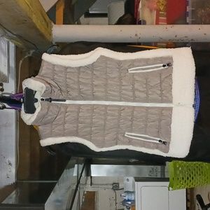 Sherpa lined Calvin Klein puff vest